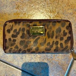 Michael Kors Leopard Wallet